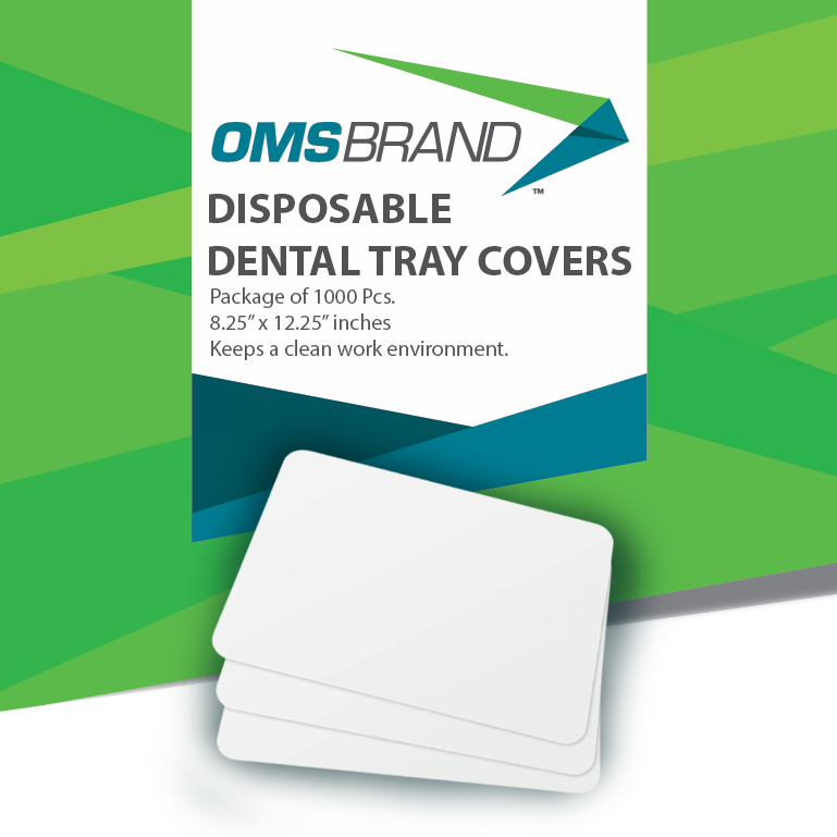 Dental Tray Cover Papers - 1000 Pcs. Package