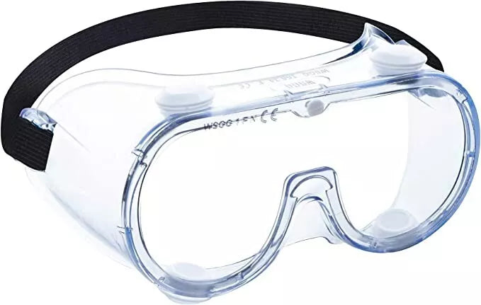 Protective Medical Goggles Clear Lens Universal Size