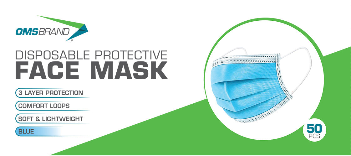 OMS BRAND - Disposable Protective Face Mask