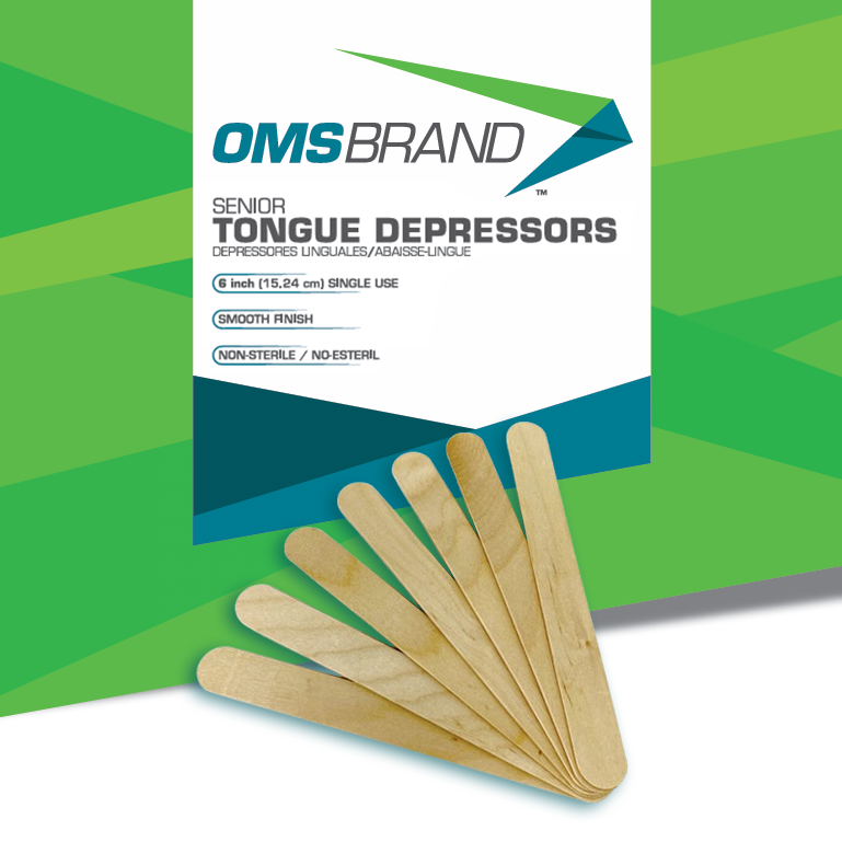 OMS BRAND - Tongue Depressors 500 PSC.